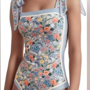 Floral Print Women's Bodysuit